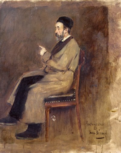 Porträt von J. J. Weiss (1827-1891) von Jean Beraud