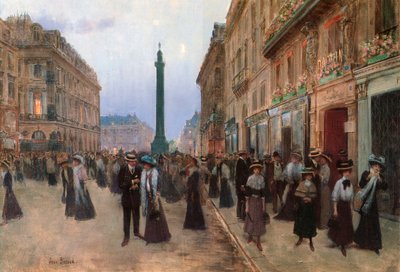 Rue de la Paix, Paris, 1907 von Jean Beraud