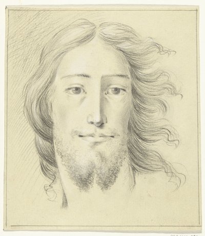Kopf eines Mannes (Christus?) von Jean Bernard