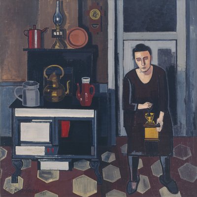 Frau in einer Küche von Jean Brusselmans