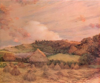 Die Heuhaufen, ca. 1885 von Jean Charles Cazin