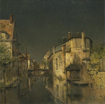 Mitternacht, 1891 von Jean Charles Cazin