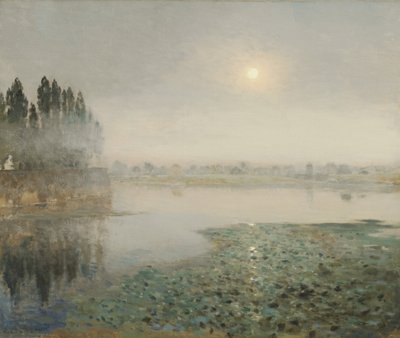 Nebel am Fluss, ca. 1889 von Jean Charles Cazin