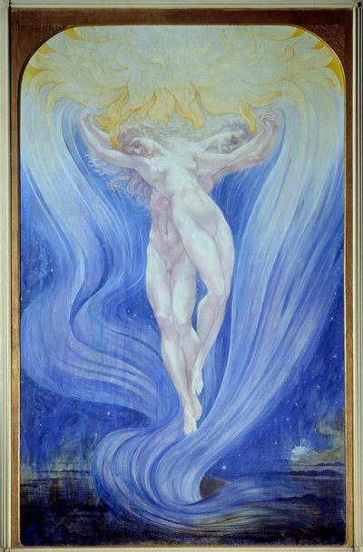 Die Liebe der Seelen von Jean Delville