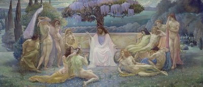 Die Schule von Plato von Jean Delville