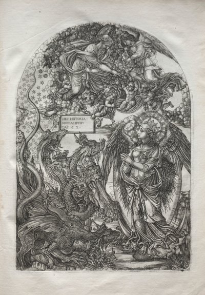 Die Apokalypse: St. Michael und der Drache von Jean Duvet