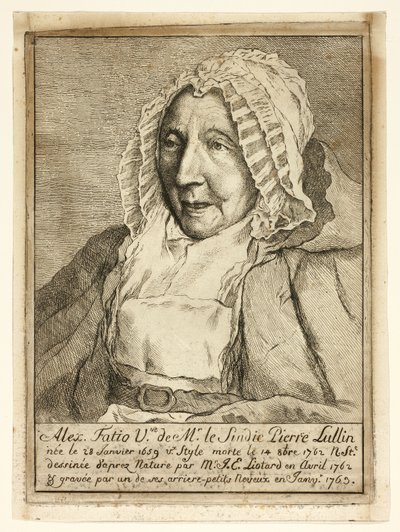Madame Pierre Lullin-Fatio von Jean Étienne Liotard
