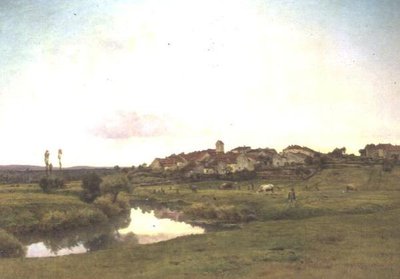 Die Saône bei Lironcourt, Vogesen von Jean F. Monchablon