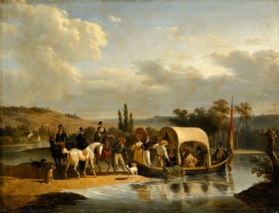Die Abreise, 1836 von Jean Francois Demay