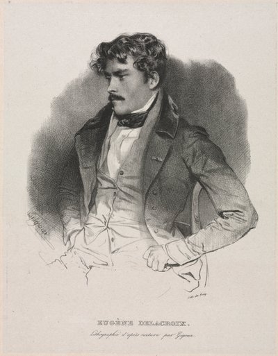 Eugène Delacroix von Jean Francois Gigoux