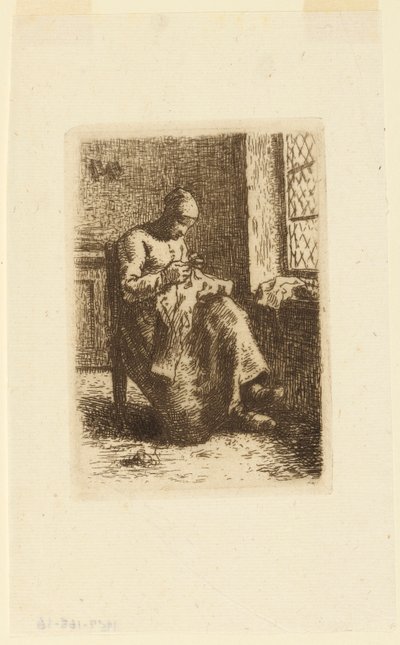 Die Näherin von Jean Francois Millet