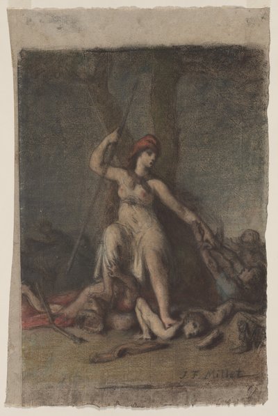 Freiheit, wahrscheinlich 1848 von Jean Francois Millet