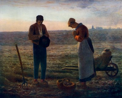 Der Angelus, 1857-1859, 1912 von Jean Francois Millet
