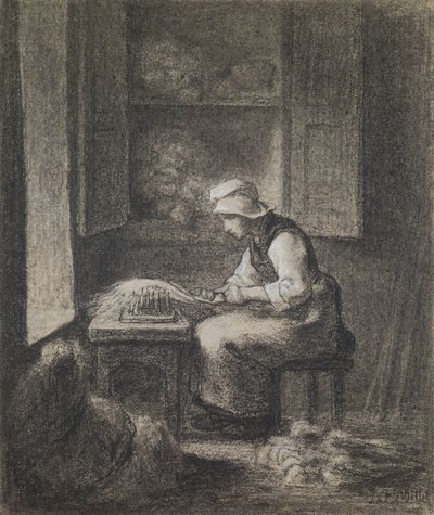 Der Karder von Jean Francois Millet