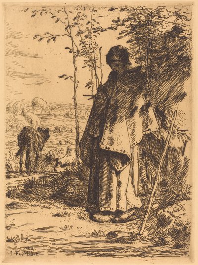 Die große Schäferin von Jean Francois Millet