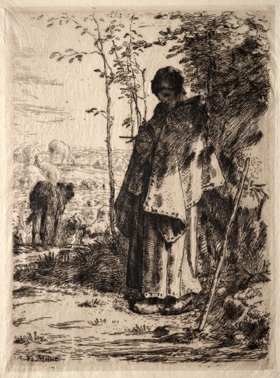 Die große Schäferin von Jean Francois Millet