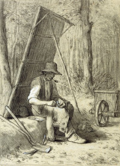 Der Straßenarbeiter von Jean Francois Millet
