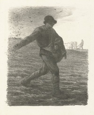 Der Sämann, 1851 von Jean Francois Millet