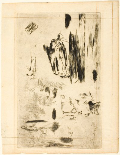 Verschiedene Skizzen von Jean Francois Millet