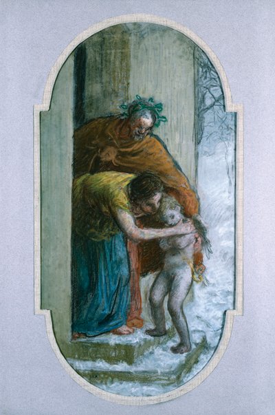 Winter, ca. 1864 von Jean Francois Millet