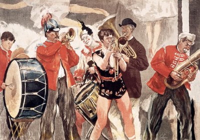 Das Orchester der Gaukler von Jean Francois Raffaelli