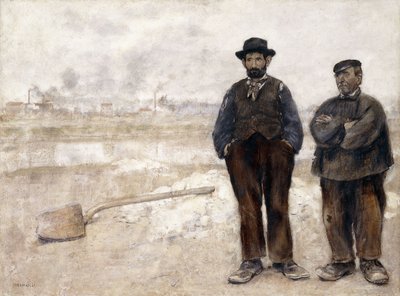 Die zwei Arbeiter von Jean Francois Raffaelli