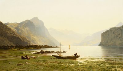 Der Walensee, 1865 von Jean Francois Xavier Roffiaen