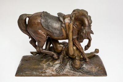 Die verwundete Amazone, 1839 von Jean François Théodore Gechter