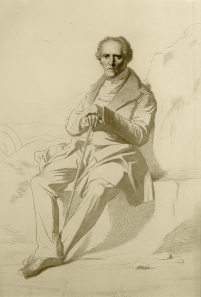 Porträt Charles Fourier von Jean Francois Gigoux