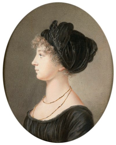 Zarin Elisabeth Alexejewna von Russland, 1824 von Jean Henri Benner