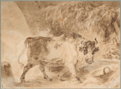 Stier der römischen Campagna von Jean Honore Fragonard