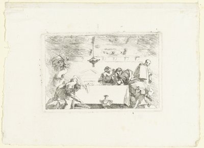 Jünger in Emmaus von Jean Honore Fragonard