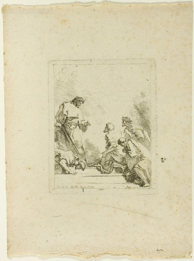 Einsetzung der Eucharistie von Jean Honore Fragonard