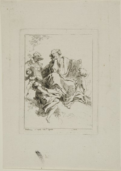 Sankt Lukas von Jean Honore Fragonard