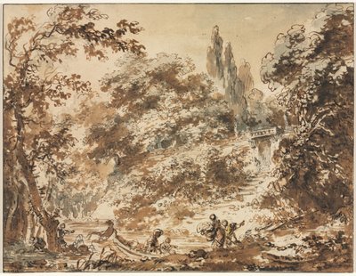 Szene in einem Park von Jean Honore Fragonard