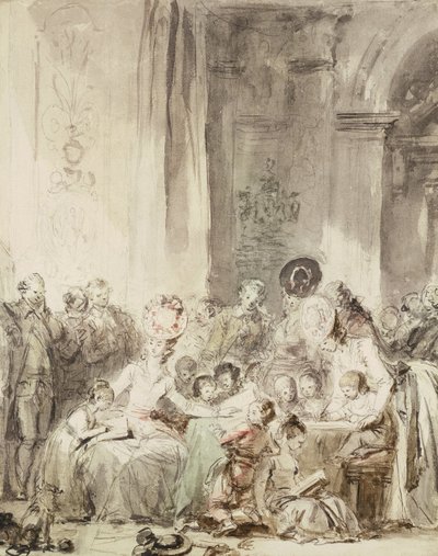 Der Wettbewerb Le concours von Jean Honore Fragonard