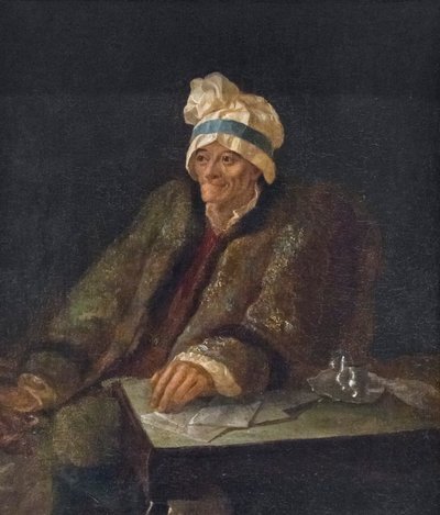 Porträt von Voltaire von Jean Huber