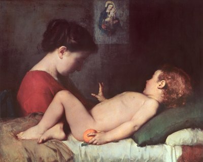Das erwachende Kind von Jean Jacques Henner