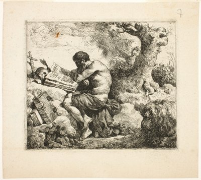 Heiliger Hieronymus von Jean Jacques Lagrenee