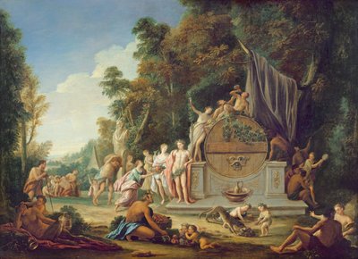 Fete Galante zu Ehren des Bacchus von Jean Jacques Spoede