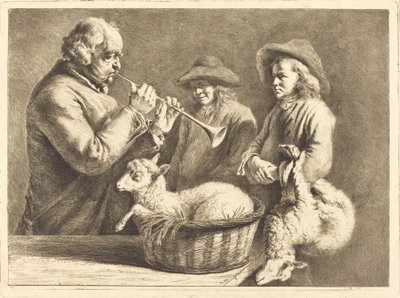 Oboenspieler von Jean Jacques de Boissieu