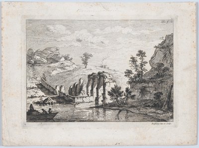 Ruinen eines Aquädukts, 1763 von Jean Jacques de Boissieu