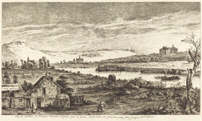 Ansicht des Schlosses von Madrid von Jean Jacques de Boissieu