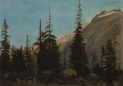 Alpenlandschaft: Die Handegg, Schweiz von Jean Leon Gerome