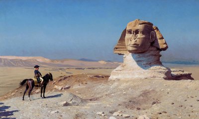 Bonaparte vor der Sphinx von Jean Leon Gerome