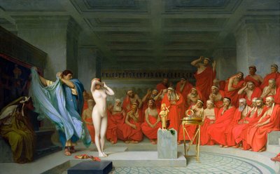 Phryne vor dem Areopag von Jean Leon Gerome