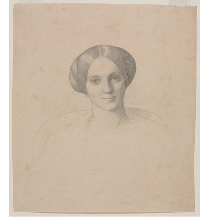 Porträtkopf einer Frau von Jean Leon Gerome