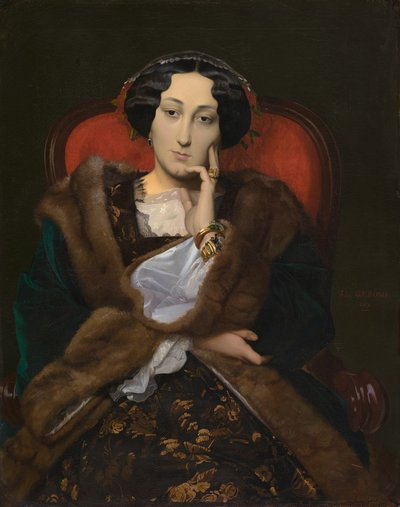 Porträt einer Frau von Jean Leon Gerome