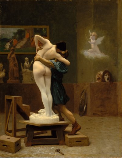 Pygmalion und Galatea, um 1890 von Jean Leon Gerome