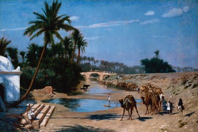 Die Karawane von Jean Leon Gerome